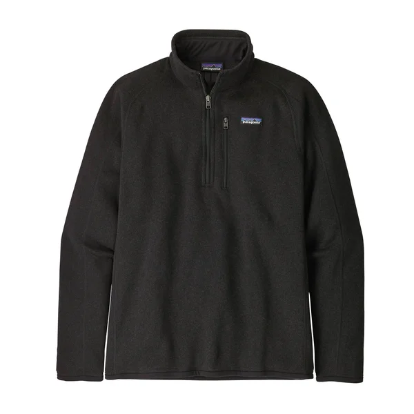 Patagonia Men's Better Sweater 1/4 Zip Black Xs