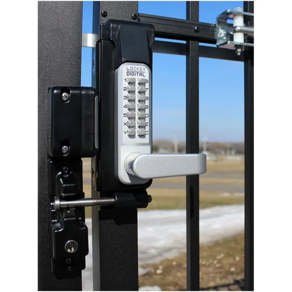 Lockey Sumo GL2 Surface Mount Gate Lock, Satin Chrome Marine
