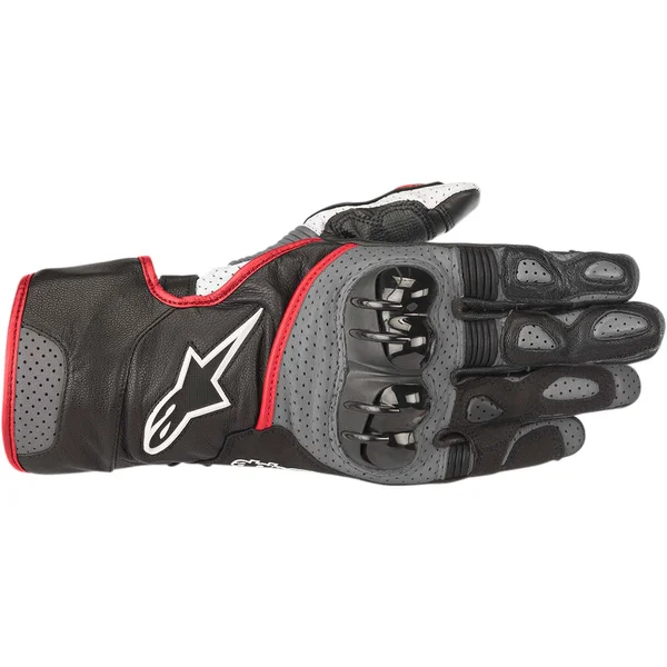 Alpinestars SP-2 V2 Black Gray Red Fluo Gloves
