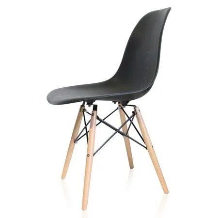 Wrought Studio Whiteaker Molded Plastic Dining Chair, White