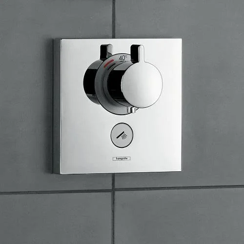 Hansgrohe ShowerSelect Concealed Highflow Thermostat for 1 Outlet - 1 Additonal Outlet 15761000