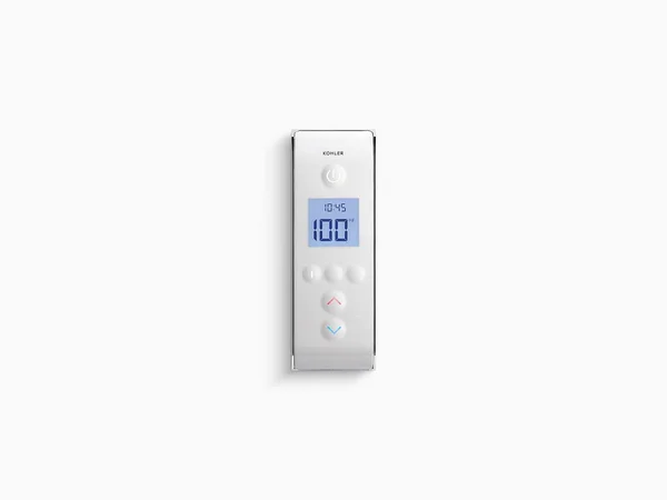 Kohler K-558-E-1SN DTV Prompt Three Outlet Digital Interface with Eco Mode Diverter - Satin Nickel with Polished Nickel