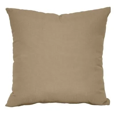 Sunbrella Indoor/Outdoor Throw Pillow Arsuite Size: 24x22H x 24x22W - Color: Spectrum Mushroom