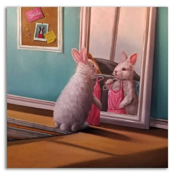 24x22 x 24x22 Date Night by Lucia Heffernan Print on Canvas