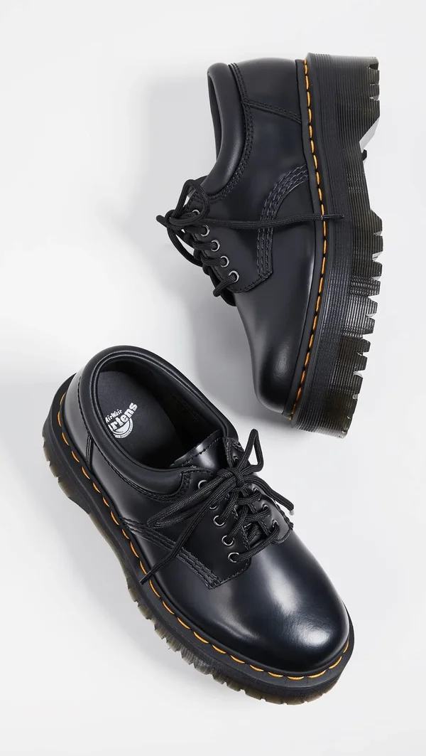 Dr. Martens Black 8053 Quad Derbys
