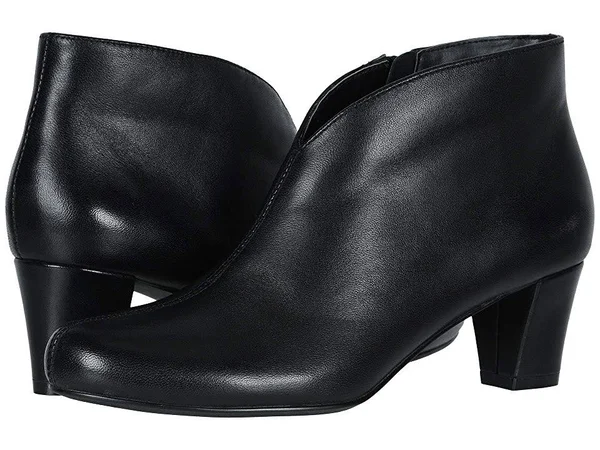 Women's David Tate Fame Ankle Bootie - Size: 12, Black