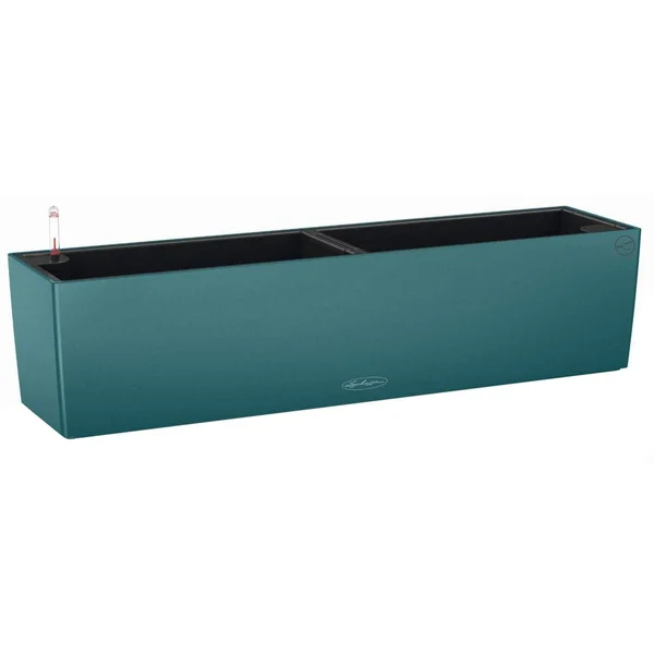 Lechuza 15708 Balconera Color 80 Petrol Blue Indoor/Outdoor Planter - 80cm x 19cm