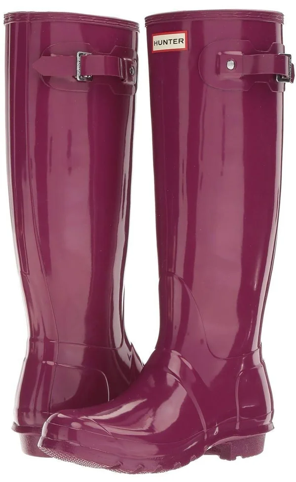 Hunter Women's Original Tall Rain Boot Gloss Violet