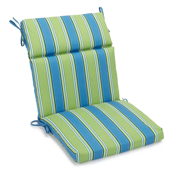 Blazing Needles 22 x 45 in. Outdoor High Back Patio Chair Cushion