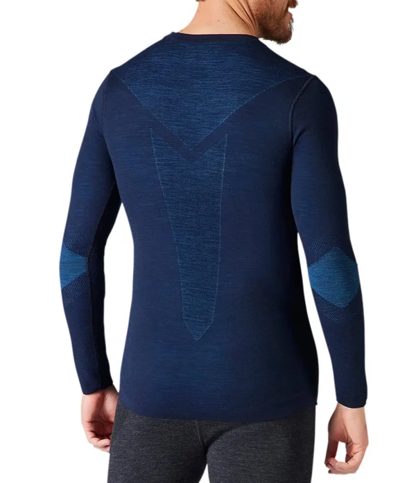 Smartwool Men's Intraknit Merino 200 Crew - Small - Tibetan Red, Forged Iron