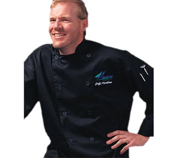 Chef Revival J030BK-XL - XL Black Traditional Chef&s Jacket