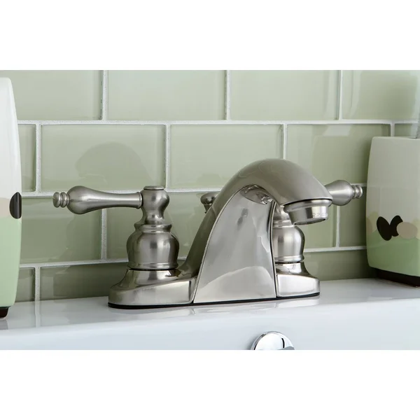 Kingston Brass KB7645AL English Country 4-Inch Centerset Lavatory Faucet - Oil Rubbed Bronze