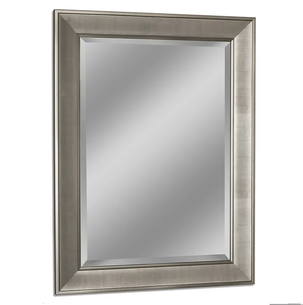 Headwest 8013 Pave Wall Mirror Brush Nickel