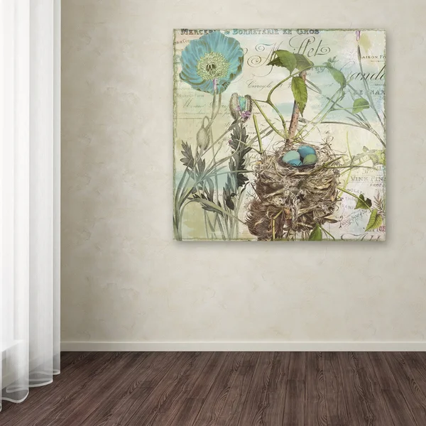 Trademark Fine Art Nesting I Canvas Art by Color Bakery - Size: 24 x 24