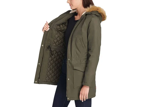 Levi&s Women's Performance Midlength Parka Jacket