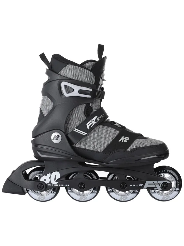 K2 Sports F.I.T. 80 Pro Inline Skate - Gray