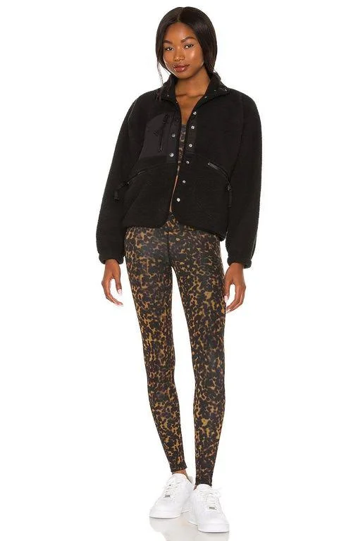 Hit The Slopes Fleece Jacket at Free People in Brown, Size: S