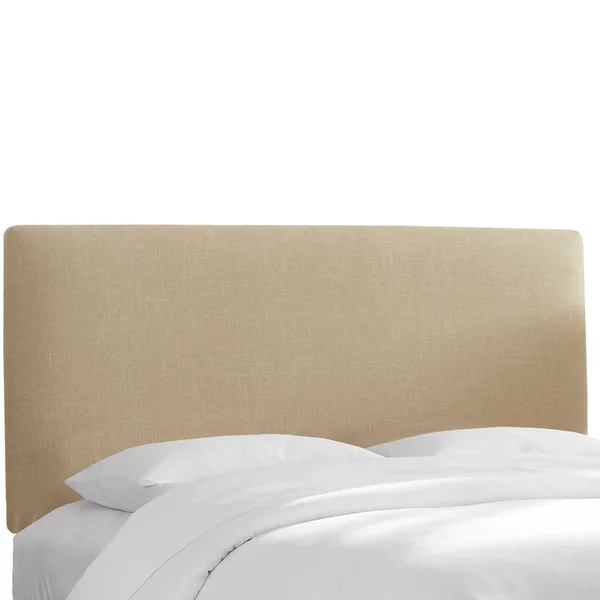 Skyline Furniture Custom Upholstered Headboard in Linen Yellow Twin 750
