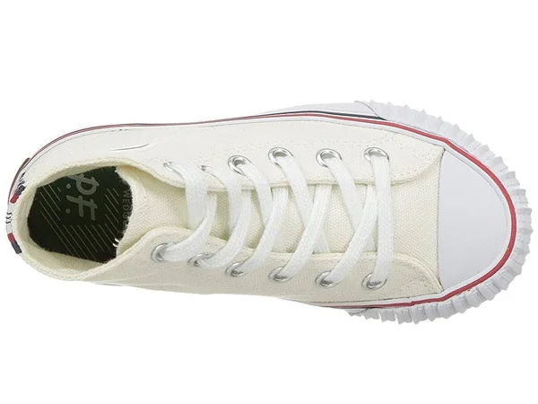 PF Flyers Center Hi (Little Kid/Big Kid) - 2 Little Kid M, White Canvas