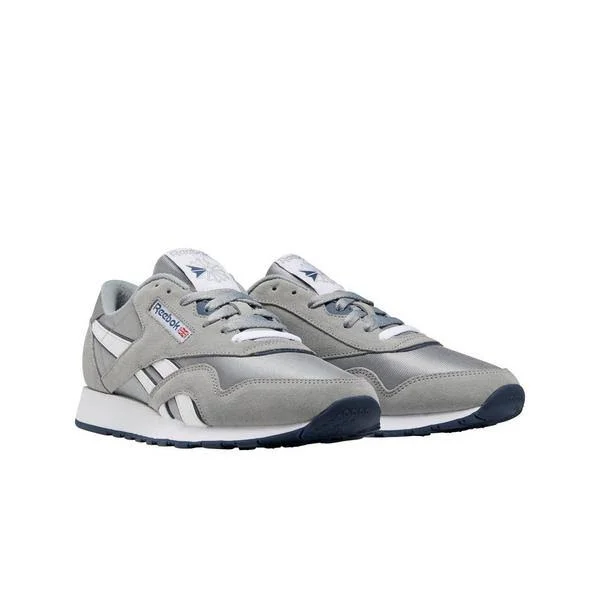 Reebok Classic Nylon Men's Shoes, Size: 3.5, Gray