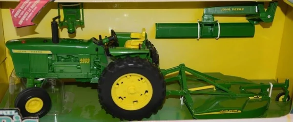 Big Farm John Deere 4020 with Rear Blade and Mower