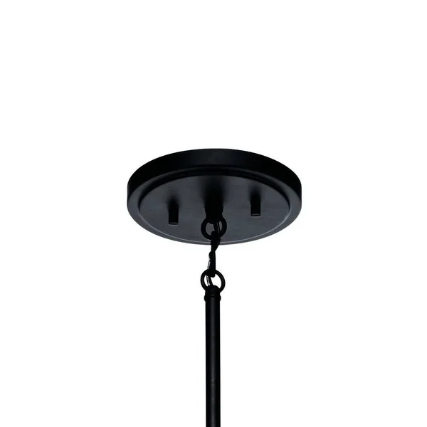 Kichler 44239BK Moyra Black 4 Light Chandelier