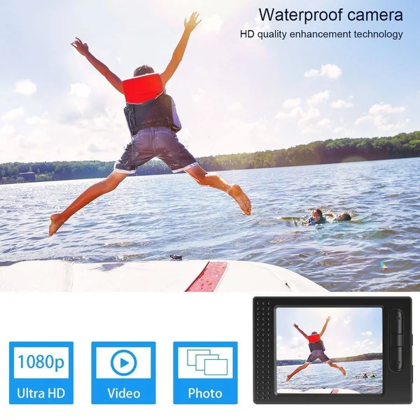 DROGRACE WP200 Sports Action Camera Video Camera Waterproof Digital Cam Car Dash