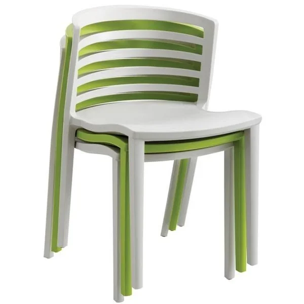 Safco Entourage Stack Chair - Grass (Qty. 4)