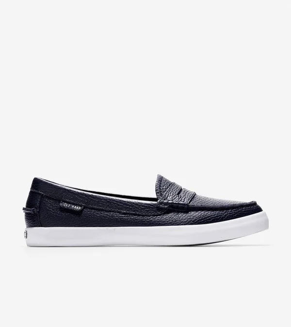 Cole Haan Nantucket Leather Penny Loafers - Navy, Peacoat, Women's, 5B