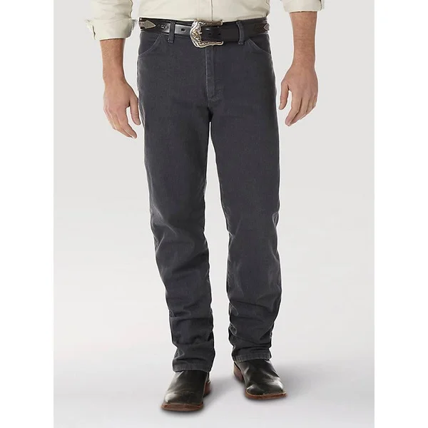Wrangler Men's Charcoal Cowboy Cut Original Fit Jeans