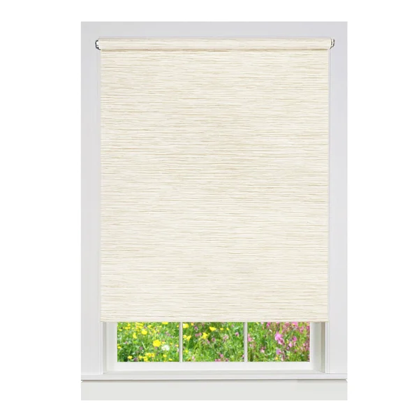 Achim Privacy Linen Cordless Light Filtering Woven Fabric Roller Shade 70 in. W x 72 in. L