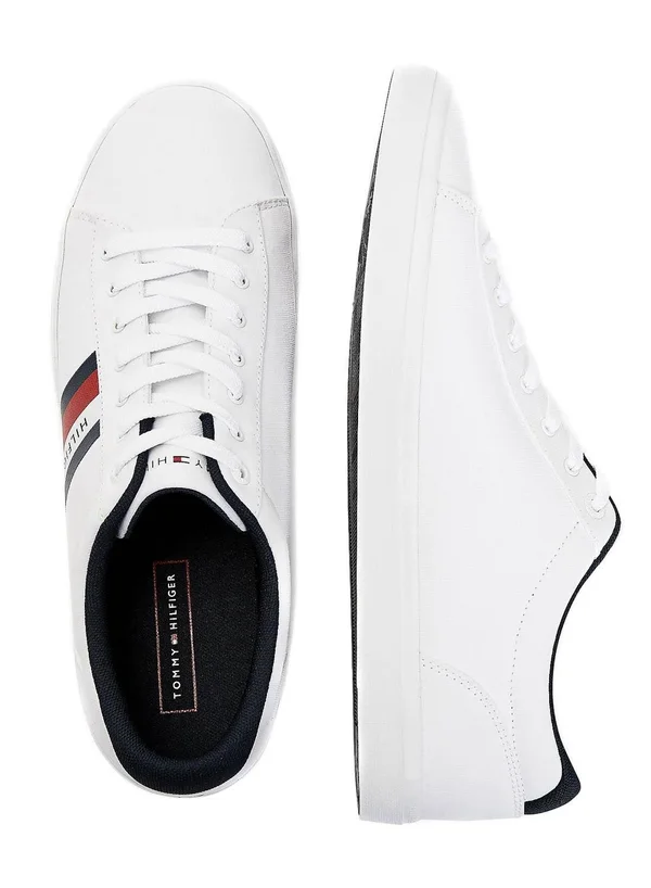 Tommy Hilfiger Essential Stripes Detail White Sneakers