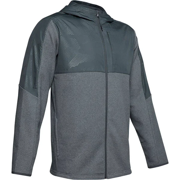 Under Armour Men's ColdGear Infrared Full Zip Hoodie - Gray, XXL