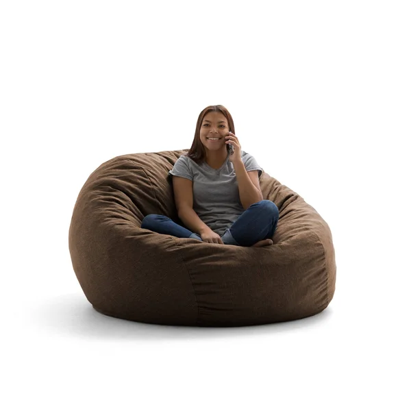 Comfort Research Big Joe Lux Bean Bag Chair - Pecan