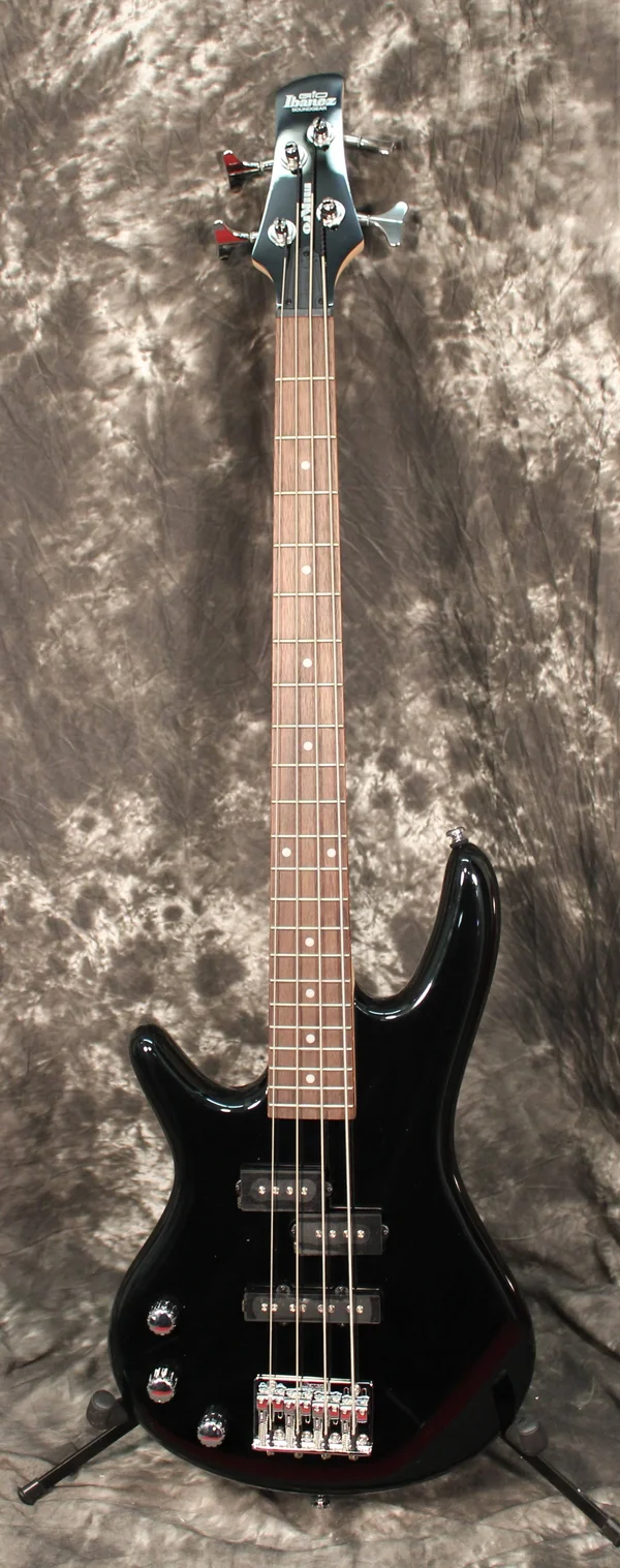 Ibanez GSRM20L Mikro Left-Handed 4-String Short Scale Bass Guitar - Black
