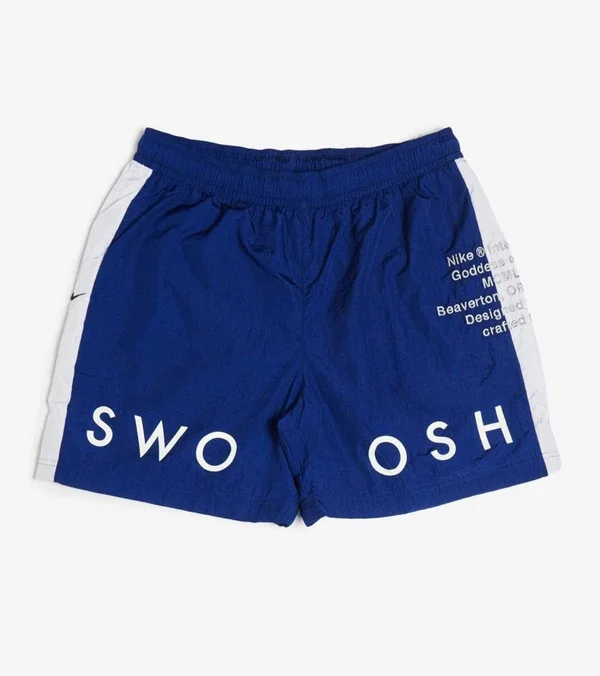 Nike Men's Sportswear Swoosh Icon Woven Shorts - Medium, Blue