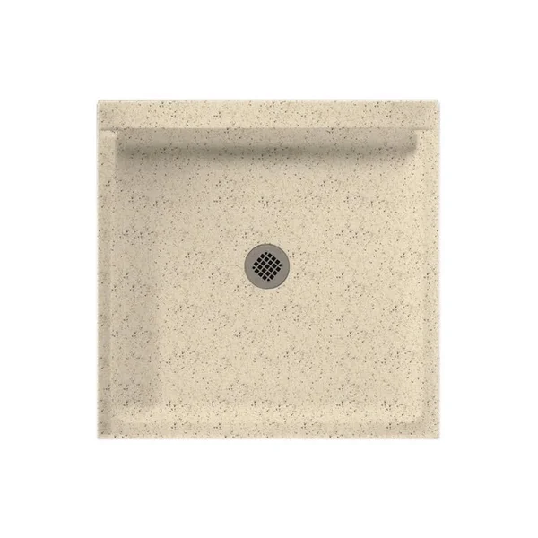 Swan Solid Surface 32-in x 32-in Shower Base with Center Drain in Tahiti Desert