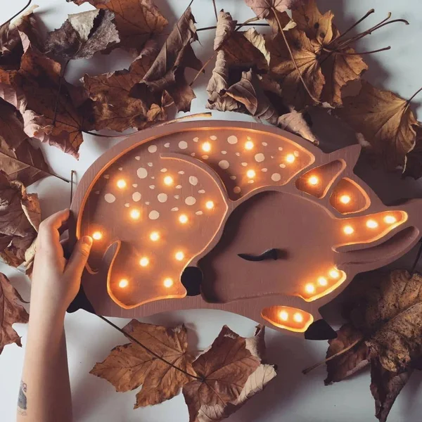 Little Lights Deer Lamp - Grey