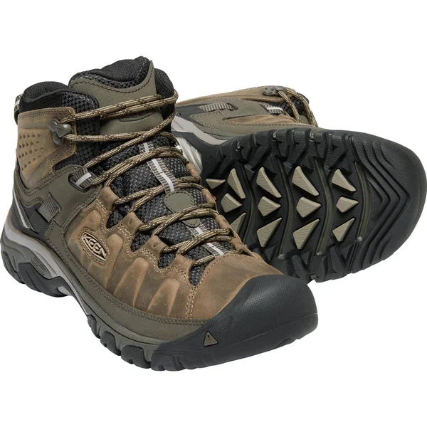 Keen Men's Targhee III Mid Waterproof Bungee Cord/Black 9.5