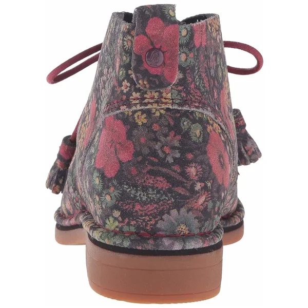 Hush Puppies Women's Cyra Catelyn Black Floral Multi Suede