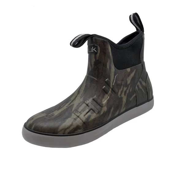 Huk Men's Rogue Wave Deck Boots - Mossy Oak Bottomland
