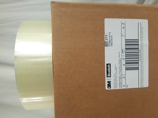 3M Scotch Box Sealing Tape 371 1.8 Mil Clear 72mm x 914m Industrial Grade 4rolls