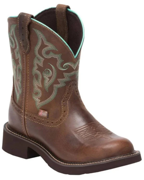 Justin Women's 8 in. Gemma Tan Jaguar Gypsy Cowboy Boot - L9606