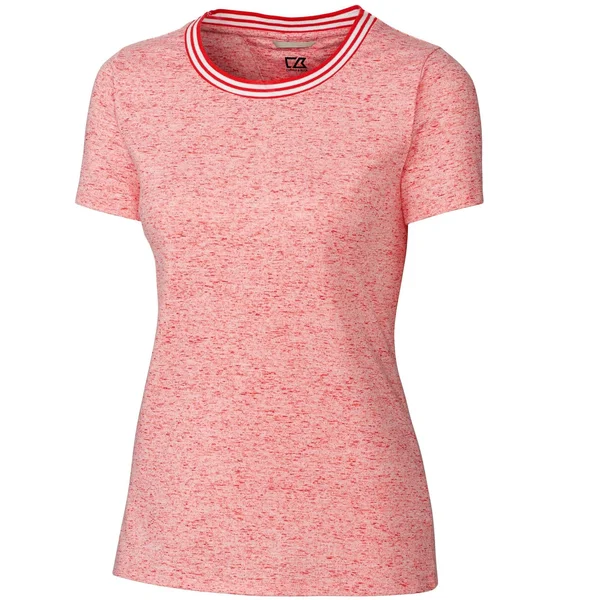 Cutter & Buck Advantage Space Dye Tee - LCK00065 - (Alarm - XXL)