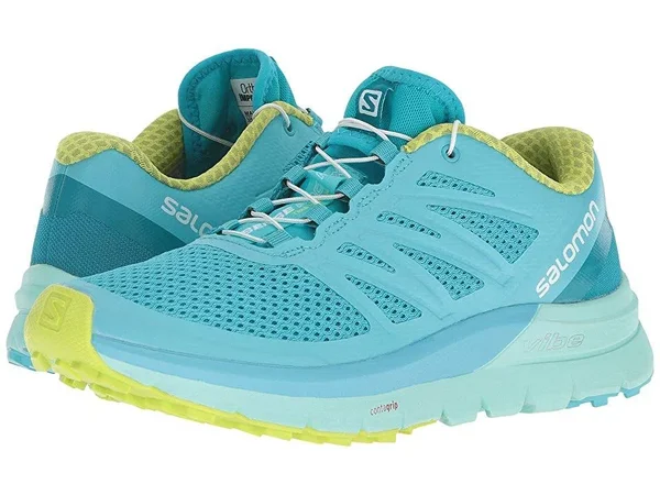 Salomon Women's Sense Pro Max Trail-Running Shoes Blue 8