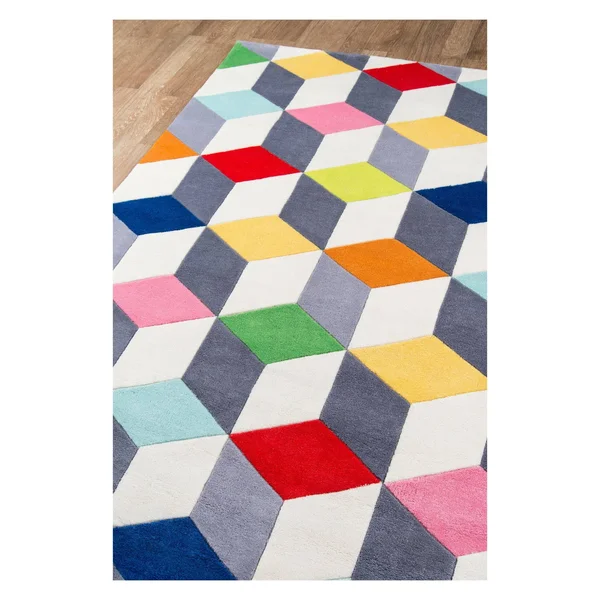 Momeni Lil Mo Hipster Area Rug, Multi, 5& x 5& Round