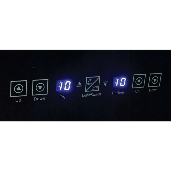 Koolatron 24-Bottle Dual-Zone Wine Cooler - Black