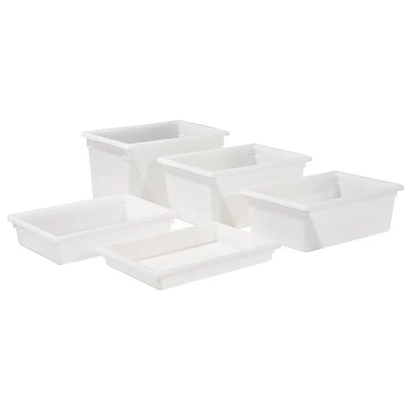 Food Storage Box - 18 inch x 26 inch x 12 inch, White, PP