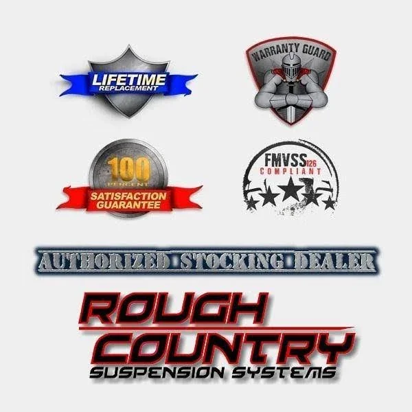 Rough Country F-C11512 Pocket Fender Flares w/ Rivets (6-foot Bed Models)