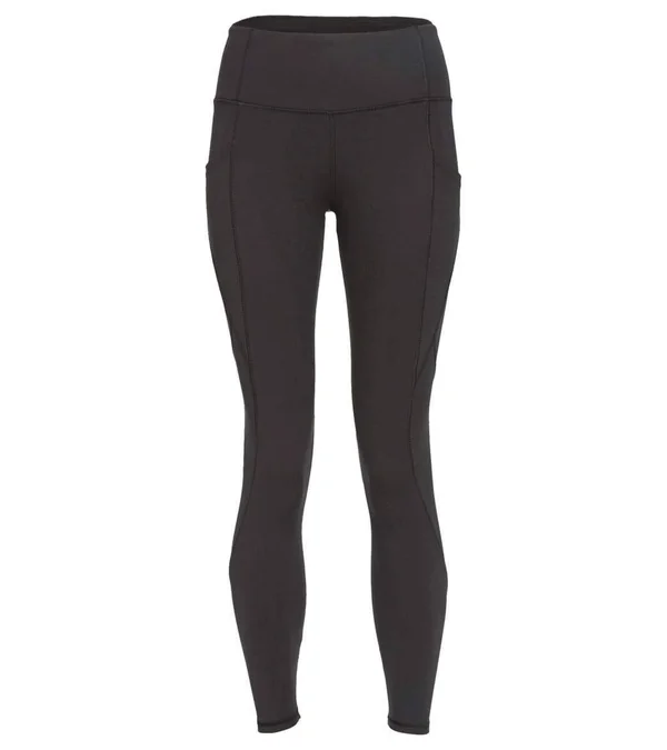 Balance Collection Women's Lorena High Waisted Yoga 7/8 Leggings - Black Medium, Cotton